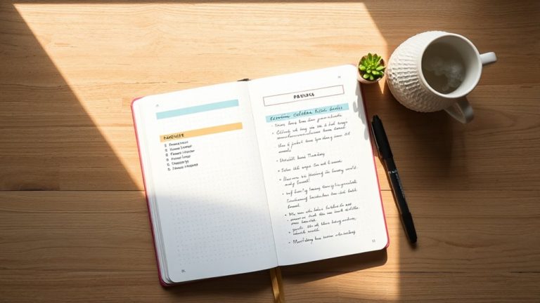 best college bullet journal setups