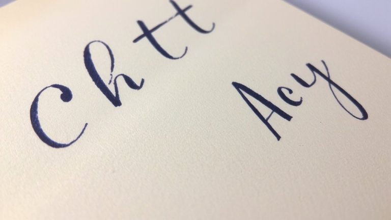 best looking handwriting