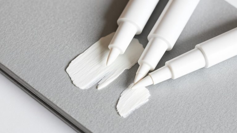 best non bleeding non smudging white highlighters