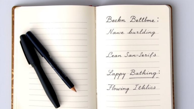 best note taking fonts