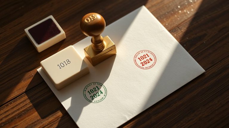 date stamp organization tools