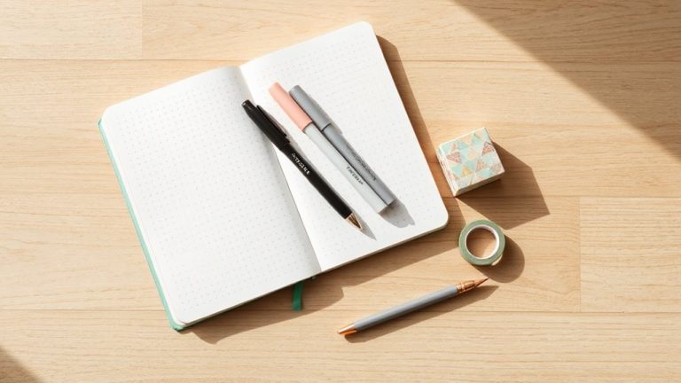 essential bullet journal tools