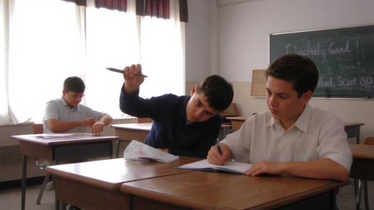 forced right handed pen use