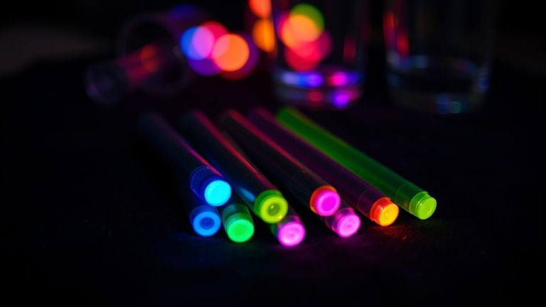 glow in dark markers