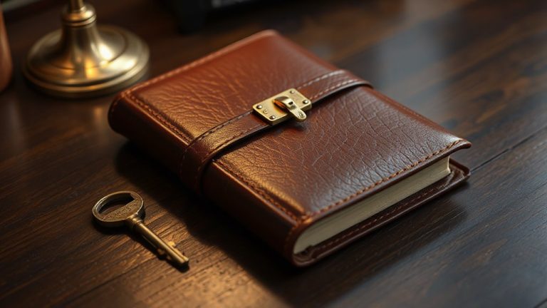 leather journals with locks