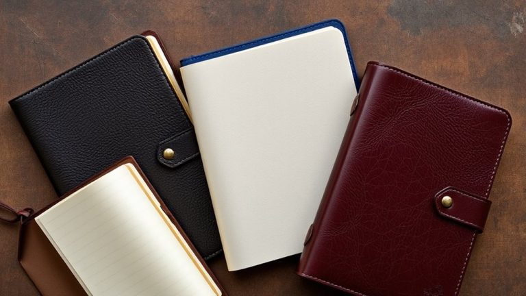 leather journals with tabs