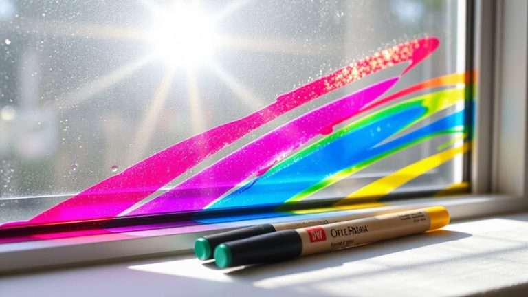 long lasting window art markers