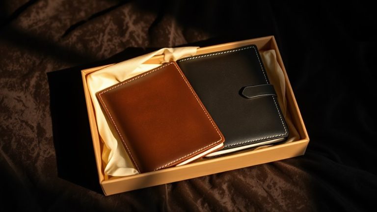 luxe leather bullet journals