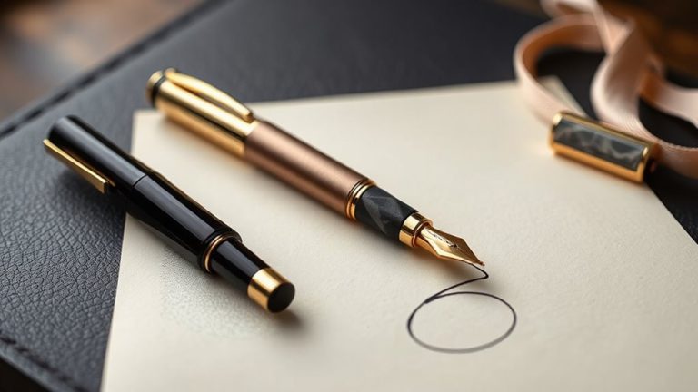 luxury pens with dreamy writing