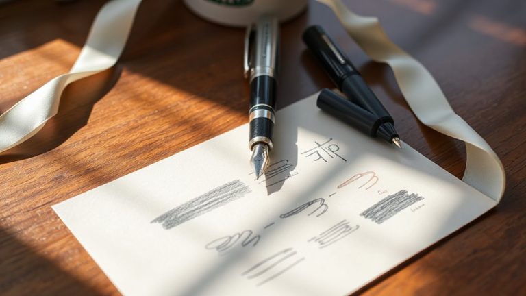 masterpiece making lettering pens