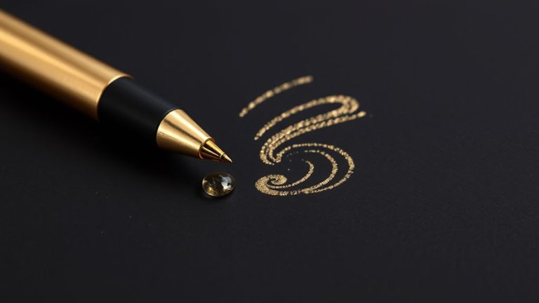 metallic gold paint pens