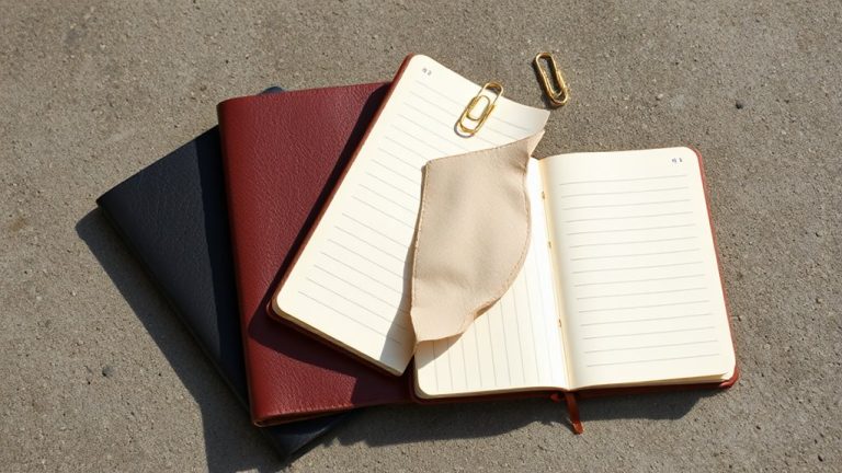 numbered leather bullet journals