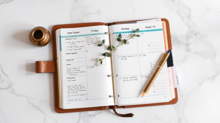 planners with budget tracking