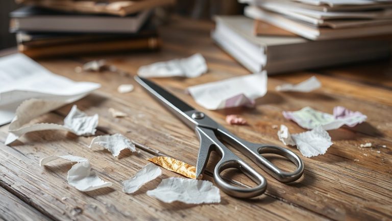 precision scissors for collage artists