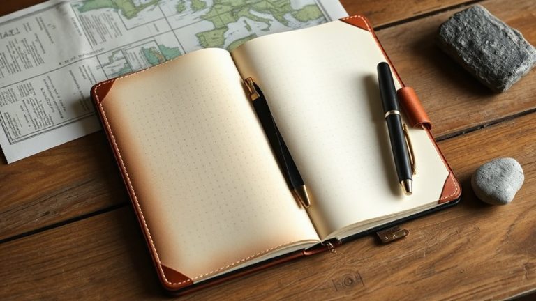 refillable leather bullet journals