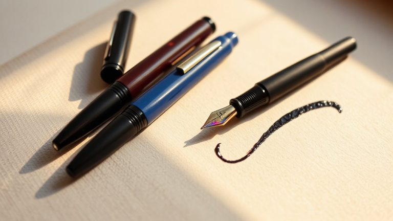 smooth broad nib writing