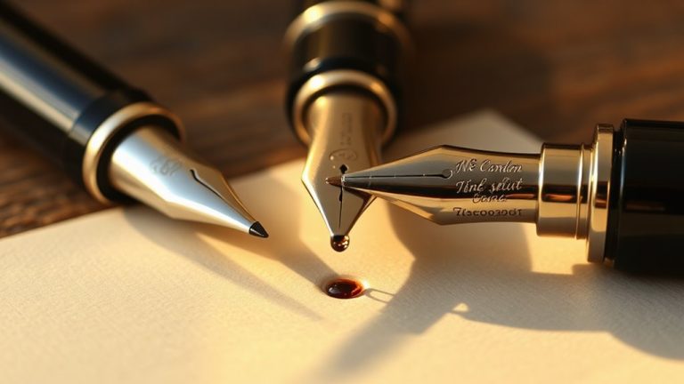 smooth gliding fountain pen nibs