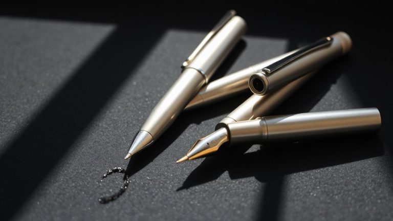 smooth sleek metal writing