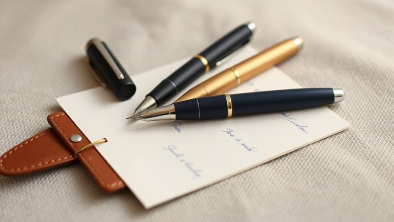 smooth stylish guest book pens