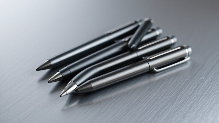 smooth writing metal gel pens