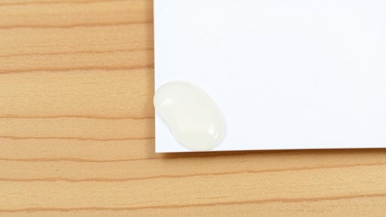 strong clean paper to wood adhesive