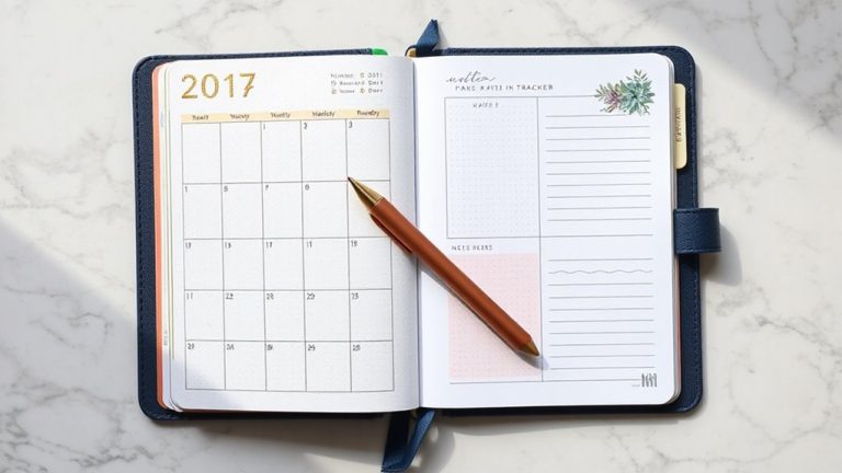 stylish a5 planner inserts