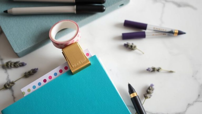 stylish organization with bullet clips